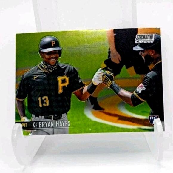 2021 Stadium Club Chrome '91 Design Variations #212 Ke'Bryan Hayes - Picture 2 of 5